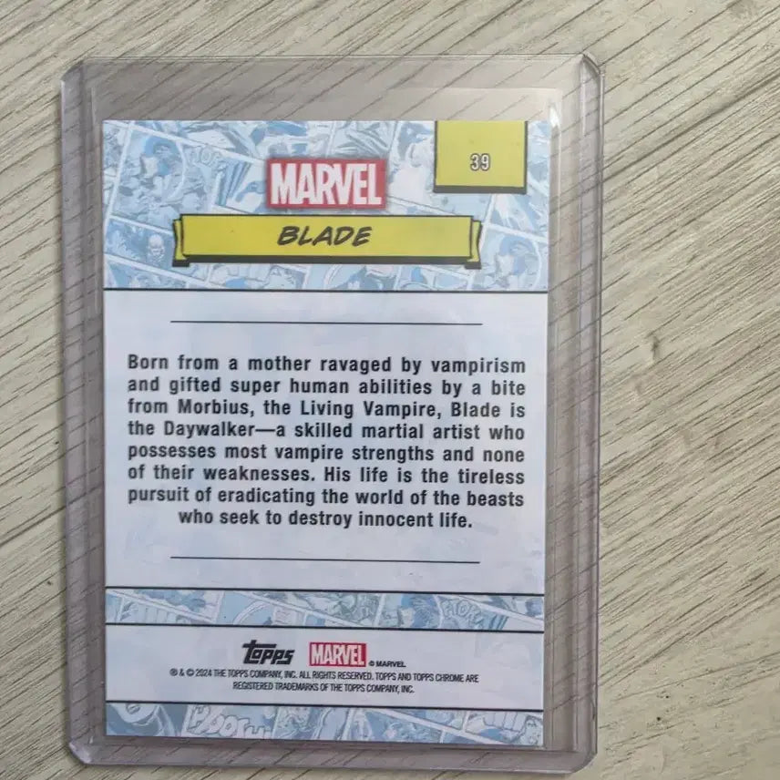 [BUNJANG] Marvel Blade Limited Edition Card 