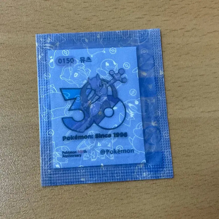 [BUNJANG] Pokemon 30th Anniversary Mewtwo Sticker / 포켓몬 30주년 뮤츠 띠부실