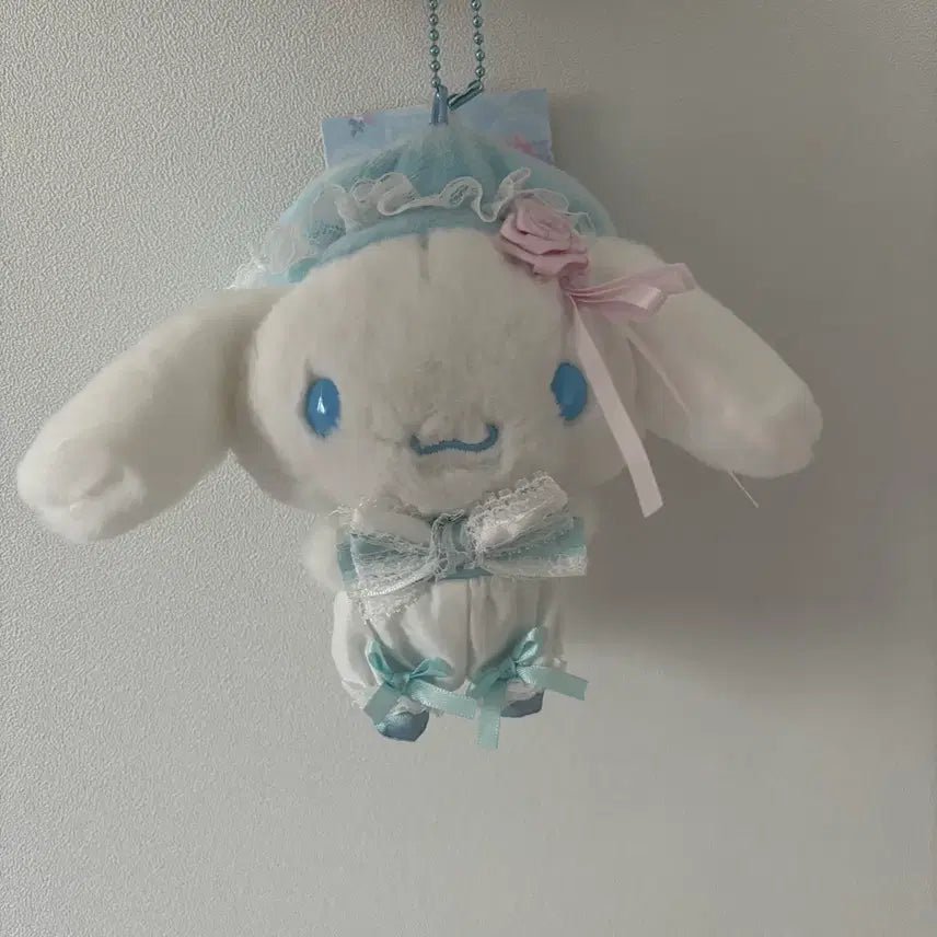 [BUNJANG] Cinnamoroll White Frill Series Mascot / 화이트프릴시리즈 시나모롤 마코