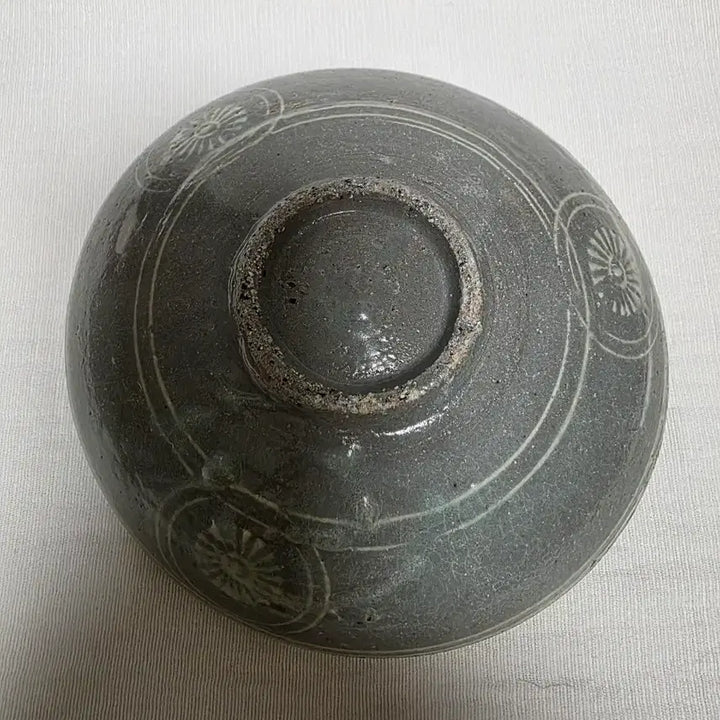 [BUNJANG] Buncheong Inhwamun Celadon Plate / 분청 인화문 접시