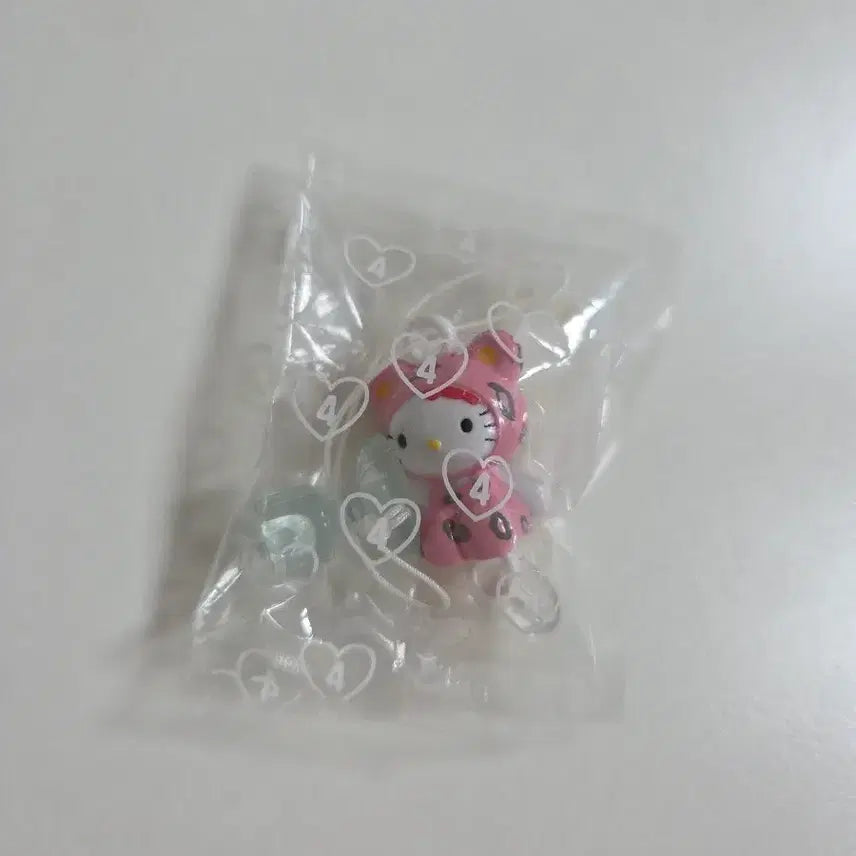 [BUNJANG] Sanrio Classic Kitty String Strap Kitty Animal Figure Pink Panther / 고전키티 줄줄이 스트랩 키티동물 피규어 핑크표범