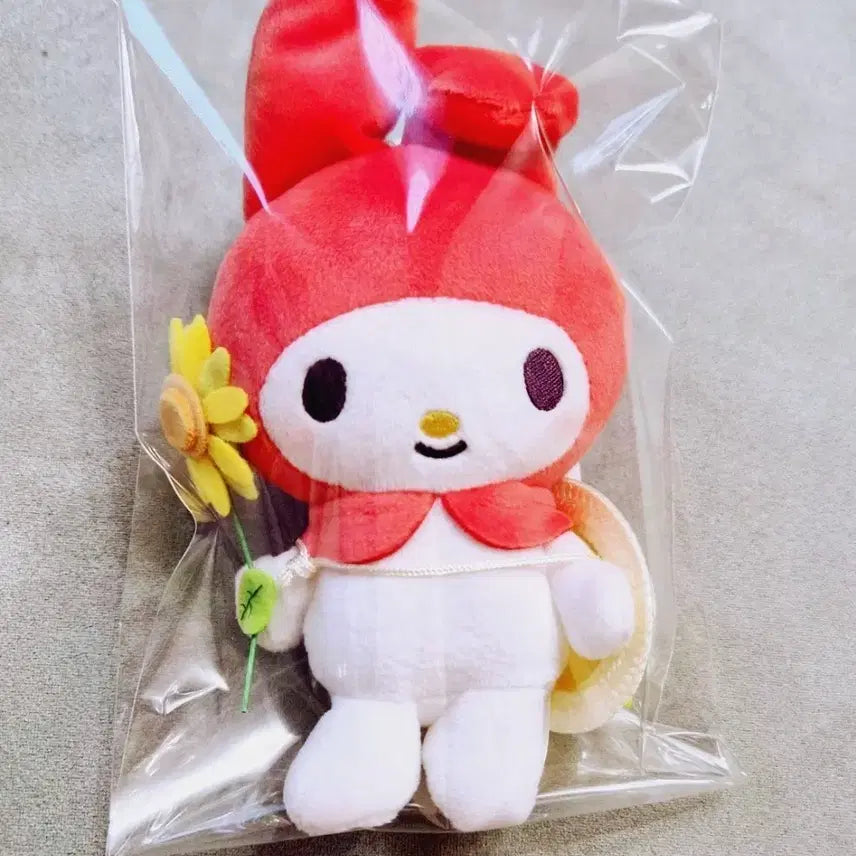 [BUNJANG] My Melody Sunflower Plush Doll / 해바라기 마이멜로디