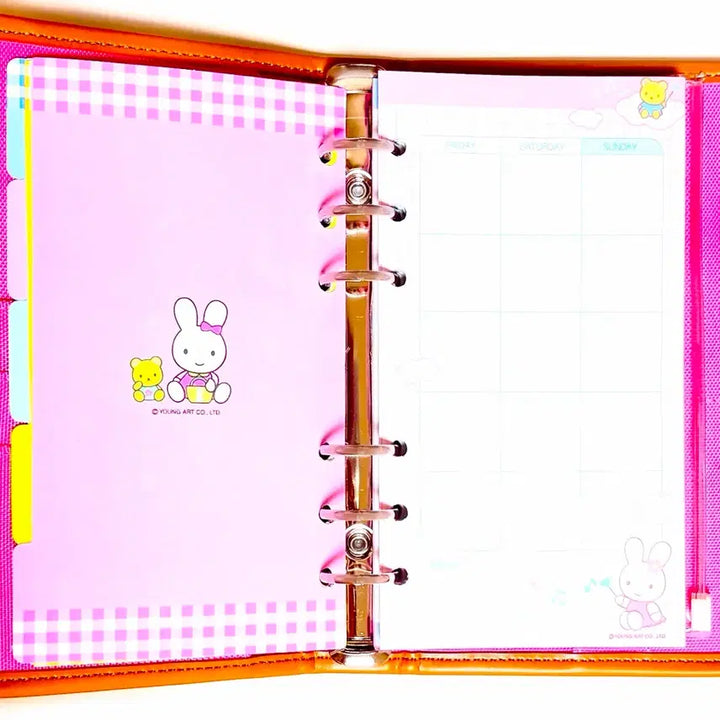 [BUNJANG] Youngart Kiddy 6-Ring Diary / 고전문구 영아트 키디 6공 다이어리