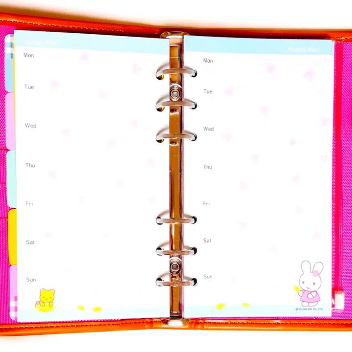 [BUNJANG] Youngart Kiddy 6-Ring Diary / 고전문구 영아트 키디 6공 다이어리