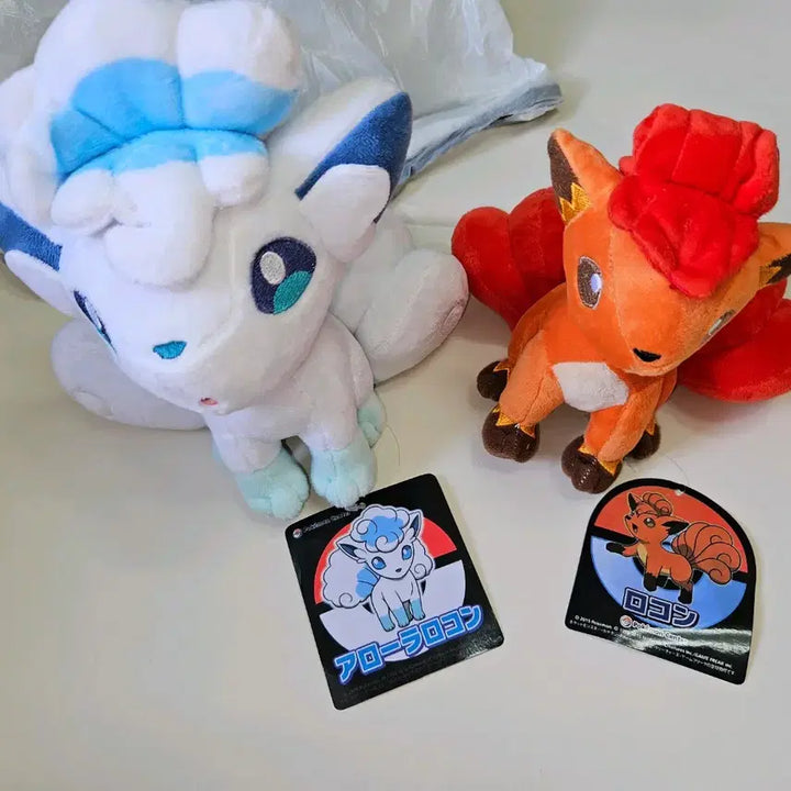 [BUNJANG] Pokemon Vulpix Alolan Vulpix Plush Set / 포켓몬 식스테일 알로라 식스테일 인형 세트