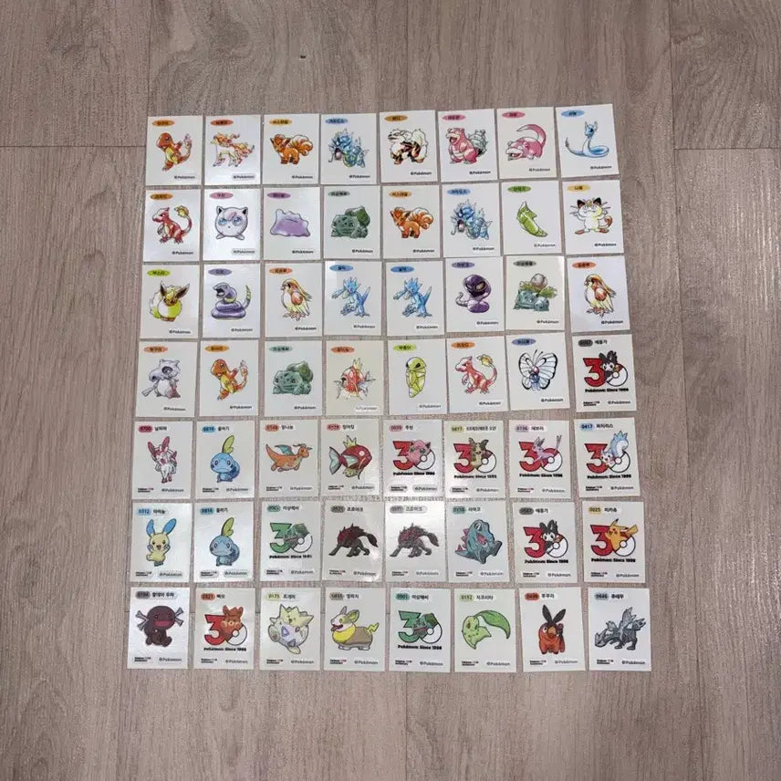 [BUNJANG] Pokemon Stickers (Artwork Season 5) - Trading / 저랑 포켓몬 띠부씰 교환하실분? (아트워크. 시즌5) 나타나주세요