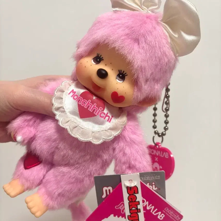 [BUNJANG] Monchhichi Otonarabo Pink Doll / 몬치치 오토나랩 핑크