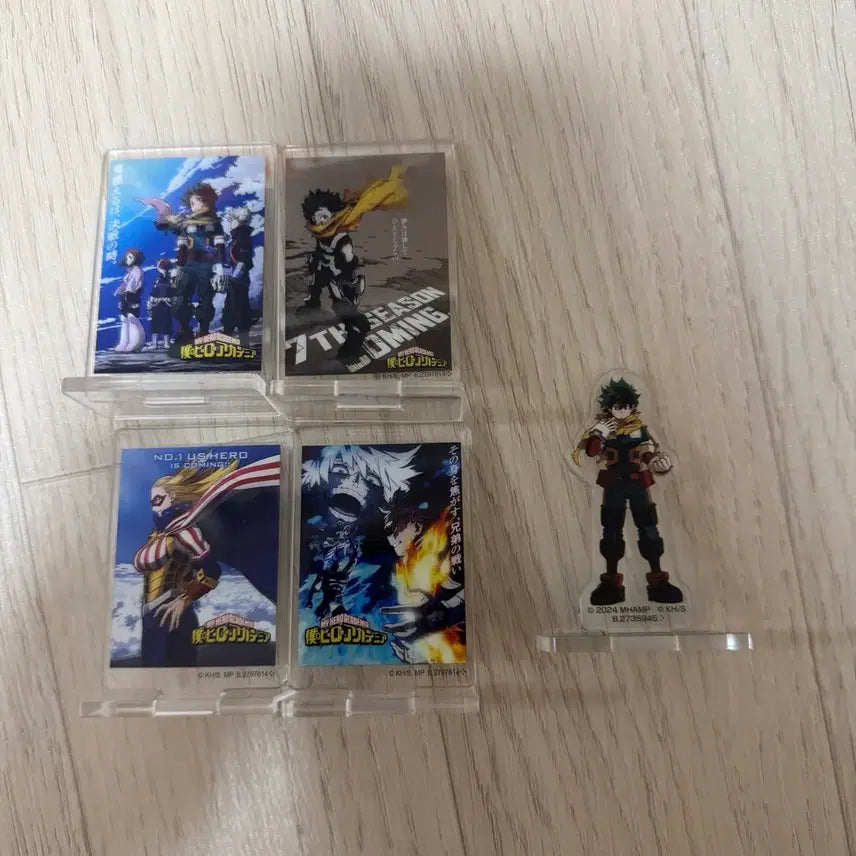 [BUNJANG] My Hero Academia Bundle Set Posters Acrylic Standee Izuku / 일괄) 나의 히어로 아카데미아 포스터 아크릴 스탠드 미도리야