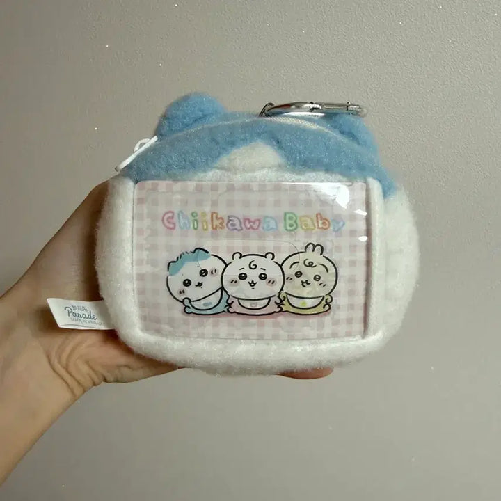 [BUNJANG] Chiikawa Baby Hachiware Pass Case / 치이카와 릴패스 베이비 하치와레