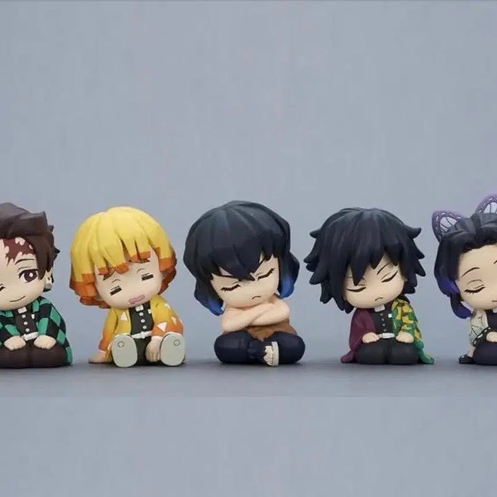 [BUNJANG] Demon Slayer Shoulder Buddy Figure Set Vol. 3 (5 Types) / (새상품) 귀멸의 칼날 어깨쿵 피규어 3탄 5종 풀세트