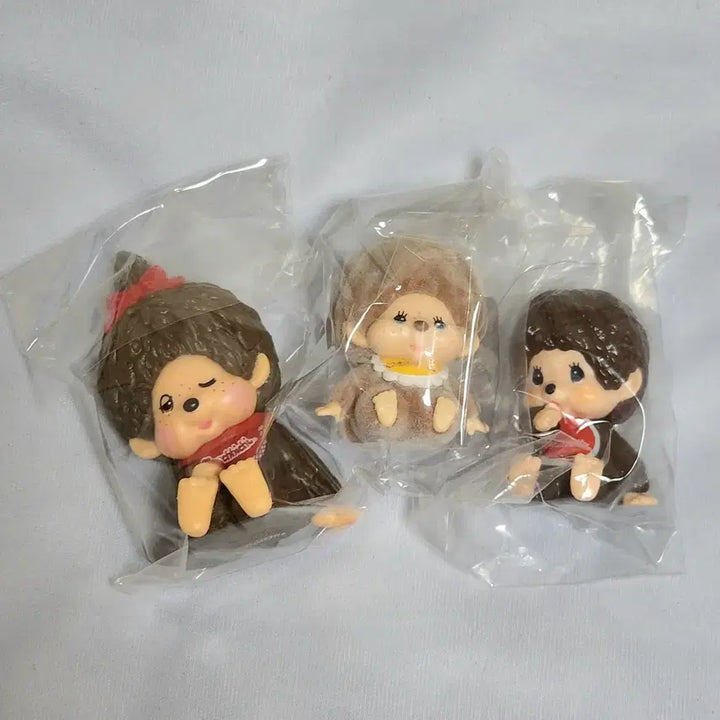 [BUNJANG] Monchhichi Gacha 3 Types Set / 몬치치 가챠 3종 판매 (어깨 쿵 몬치치-꾸벅꾸벅 가챠 몬치치짱, 플로키즈 몬치치)