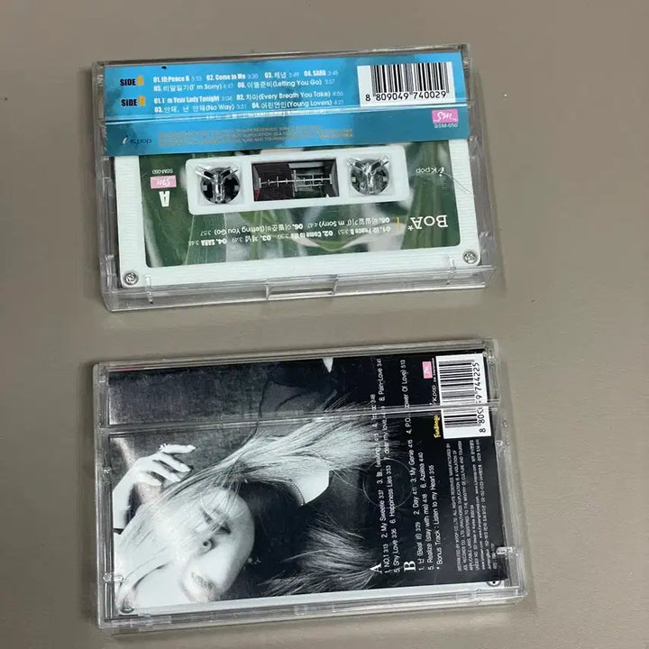 [BUNJANG] BoA 1st &amp; 2nd Album Cassette Tape Set / 보아 BoA 1집 , 2집 카세트 테이프 세트