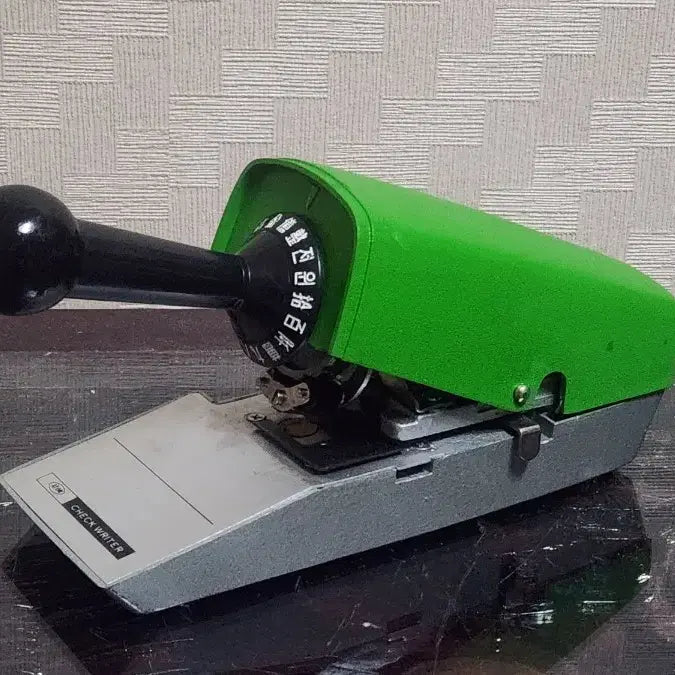 [BUNJANG] 1990s Korean Vintage Check Writer / 국산 90년대 빈티지 체크라이터
