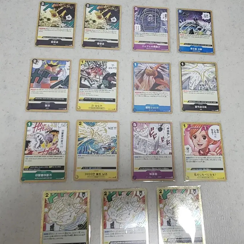 [BUNJANG] One Piece Card Bundle (Excluding Hit Cards) / (힛카드만 빼고)  일반 원피스 카드 일괄 판매 판매합니다