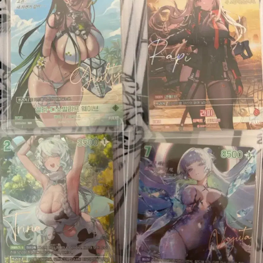 [BUNJANG] Nibel Arena NIKKE SPR Card Bundle Set / 니벨아레나 니케 spr 카드 4종 일괄