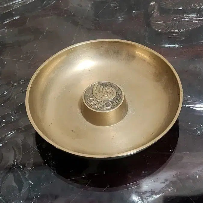 [BUNJANG] Seoul 1988 Olympics Brass Ashtray / 서울올림픽 놋쇠 소형재떨이