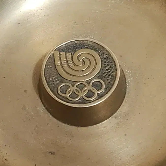 [BUNJANG] Seoul 1988 Olympics Brass Ashtray / 서울올림픽 놋쇠 소형재떨이
