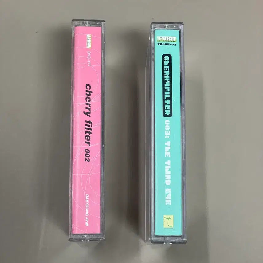 [BUNJANG] Cherry Filter 2nd &amp; 3rd Album Cassette Tape Bundle Set / 체리필터 2집, 3집 카세트 테이프 일괄판매