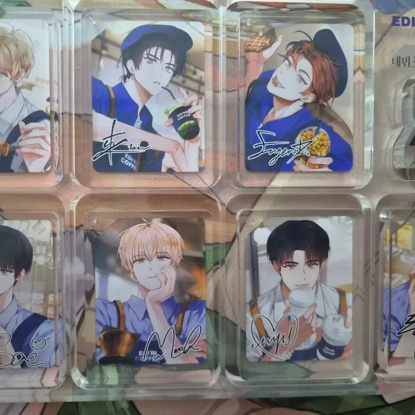 [BUNJANG] Demutjueg Ediya Collaboration Acrylic Block Bundle Set / 데못죽 이디야 콜라보 아크릴블럭 (일괄)