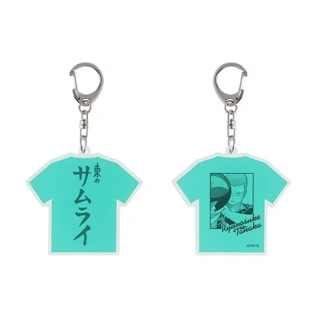 [BUNJANG] Haikyuu Tanaka Ryunosuke Original Art Acrylic Keychain / 하이큐 타나카 류노스케 티셔츠 원화 아크릴 키링