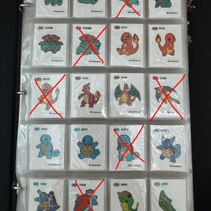 [BUNJANG] 2022 Pokemon Stickers 1st Generation Full Set (159 Types, 3-Digit) / 2022년 포켓몬 띠부씰 1세대 159종 전종 세트 (3자릿수)