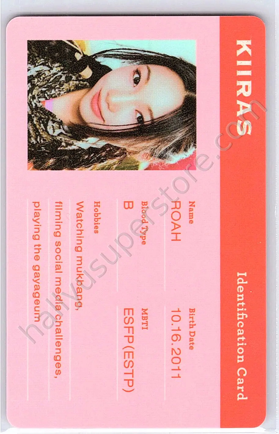 Kiiras - Roah - KillMa Boss - ID Card