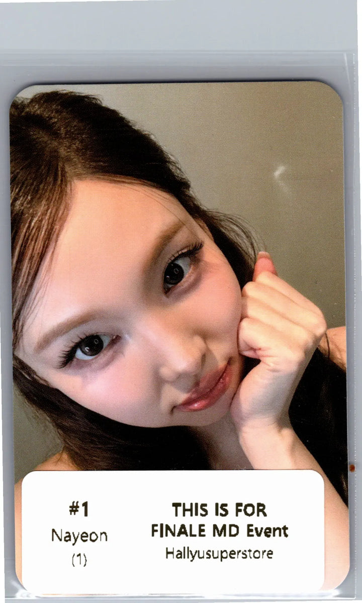TWICE - <THIS IS FOR> WORLD TOUR FINALE in SEOUL POP-UP Store MD Event Photocard [26.07.03]