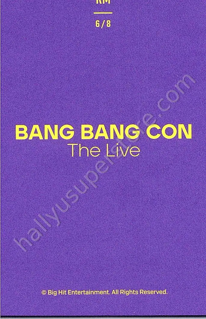BTS - RM - Bang Bang Con The Live 6/8 mini photocard