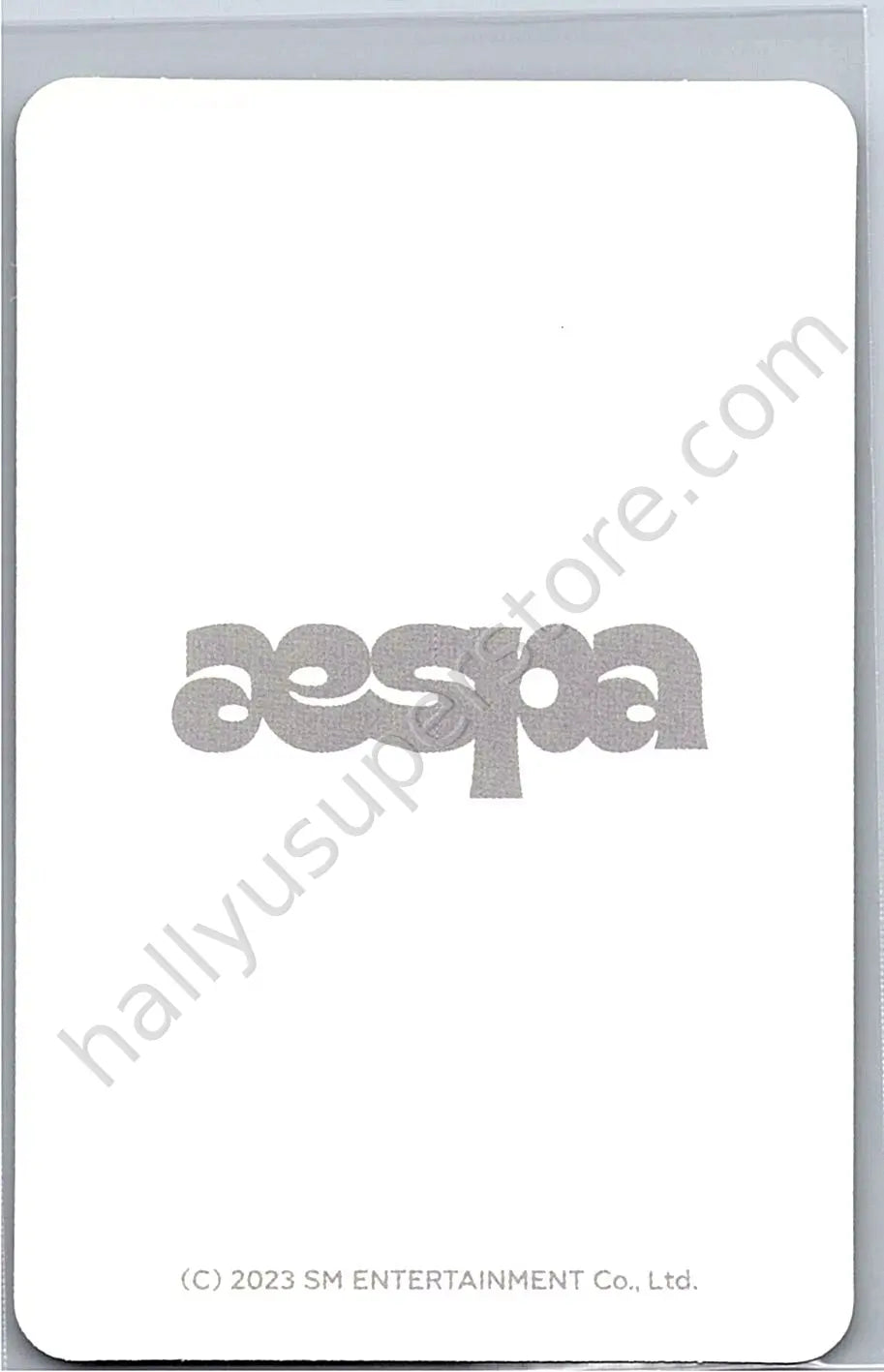 aespa - Winter - Come To My Illusion C version merch photocard pop-up store trading card