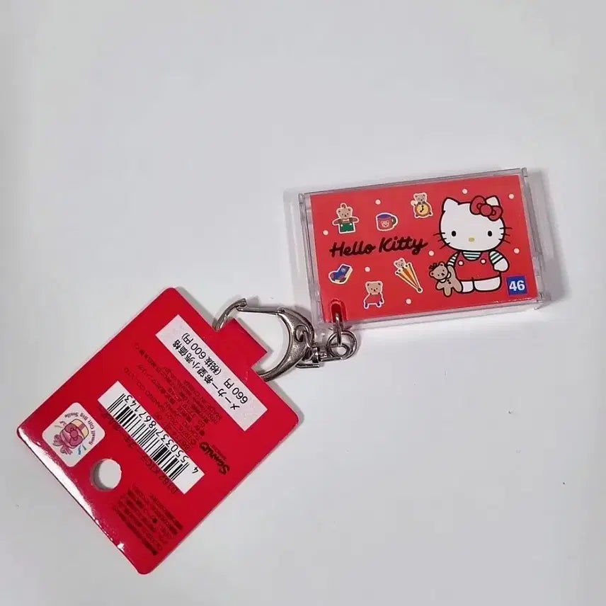 [BUNJANG] Sanrio Hello Kitty Cassette Tape Gacha Keyring / 텍있음) 산리오 헬로 키티 카세트 테이프 가챠 키링 굿즈 고전 레트로 피규어