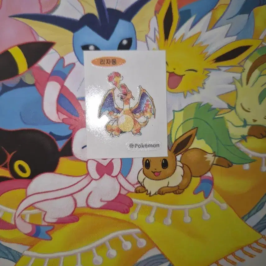 [BUNJANG] Pokemon 30th Anniversary First Edition Charizard Sticker / 포켓몬 30주년 초판 리자몽 띠부씰