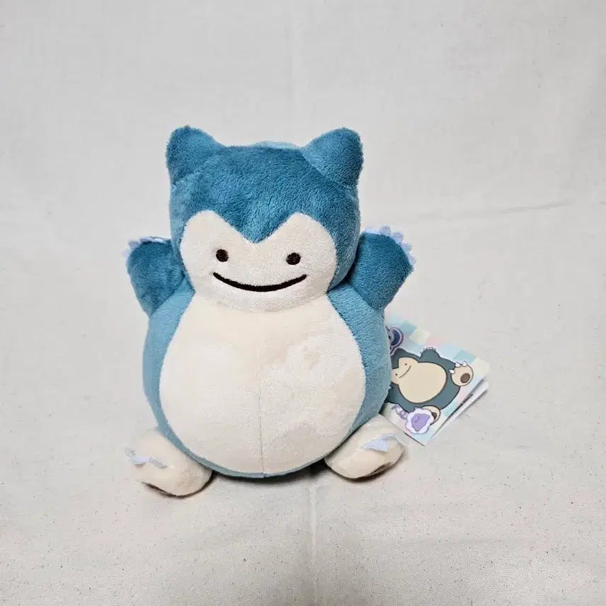 [BUNJANG] Pokemon Transform Ditto Snorlax Plush Doll / 포켓몬스터 변신 메타몽 잠만보 인형