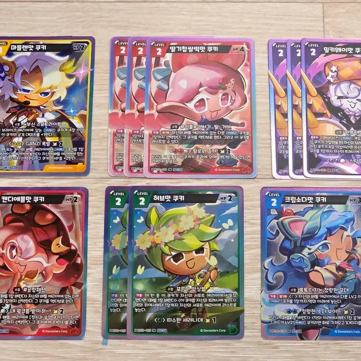[BUNJANG] Cookie Run Braveours Series 12 SR UR SEC Cards / 쿠키런 브레이버스 12탄 SR UR SEC 카드 판매 양도합니다.