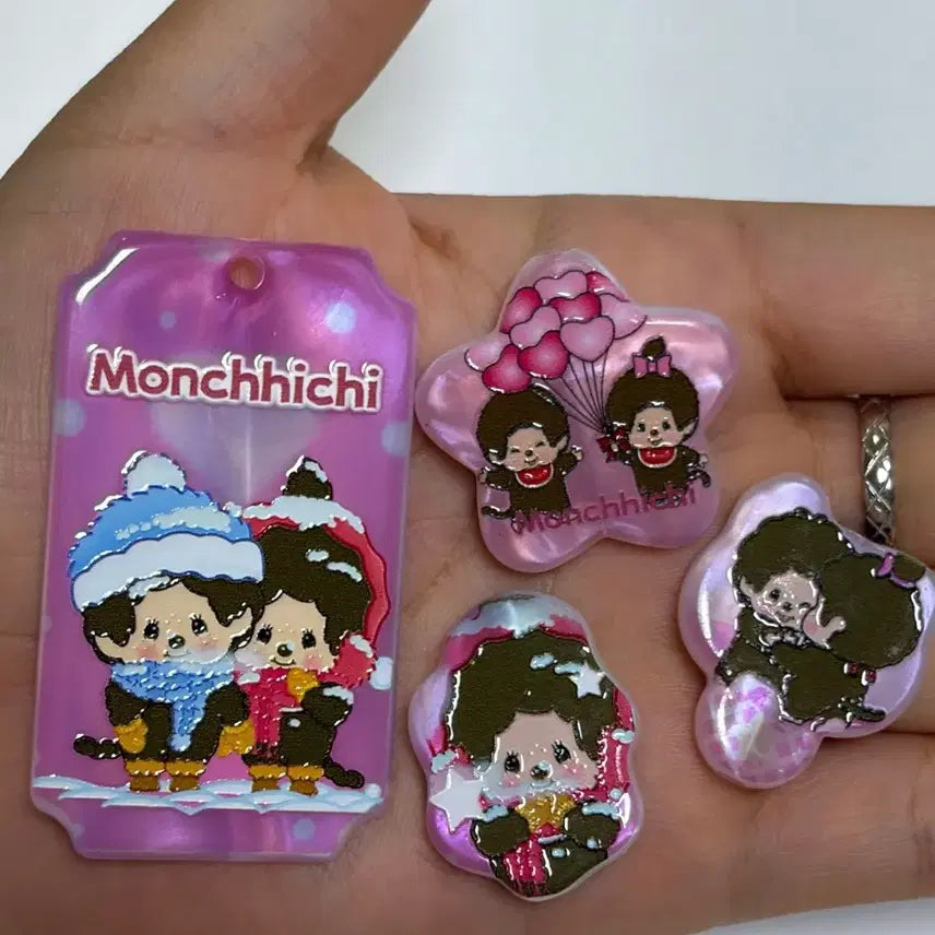 [BUNJANG] Monchhichi Bead Pendant Set / 몬치치 비즈 펜던트 세트