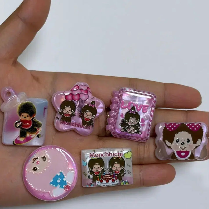 [BUNJANG] Monchhichi Bead Pendant Set / 몬치치 비즈 펜던트 세트