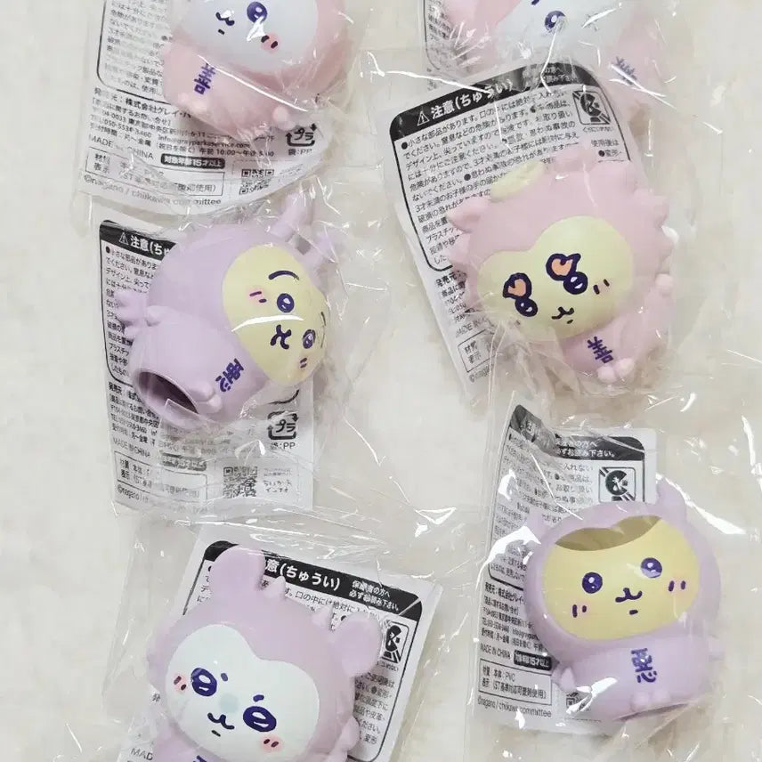 [BUNJANG] Chiikawa Angel/Devil Soft Vinyl Figure Bundle Set / 치이카와 천사악마 소프비 피규어 하치와레 우사기 모몽가 쿠리만쥬 시사 일괄