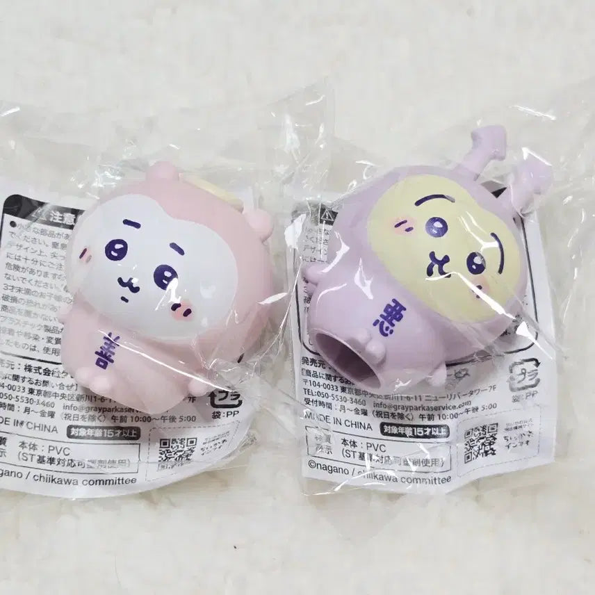 [BUNJANG] Chiikawa Angel/Devil Soft Vinyl Figure Bundle Set / 치이카와 천사악마 소프비 피규어 하치와레 우사기 모몽가 쿠리만쥬 시사 일괄