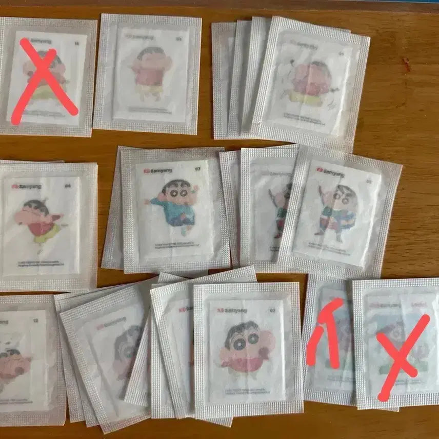 [BUNJANG] Samyang Jjanggu Picnic Sticker Set / 피크닉 삼양짱구 띠부씰 교환/판매