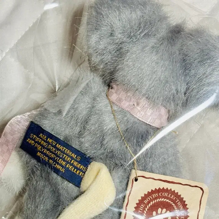 [BUNJANG] Boyds Bear "Milk Mouse" Choco-mi Rare Vintage Teddy Bear / 보이즈베어 우유쥐 쪼꼬미 쥐 레어 희귀 빈티지 테디베어