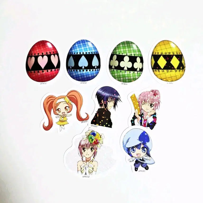 [BUNJANG] Official Shugo Chara Sticker Set / [공식] 캐릭캐릭체인지 스티커 세트