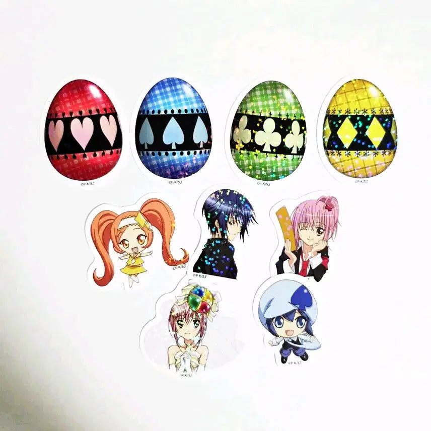 [BUNJANG] Official Shugo Chara Sticker Set / [공식] 캐릭캐릭체인지 스티커 세트