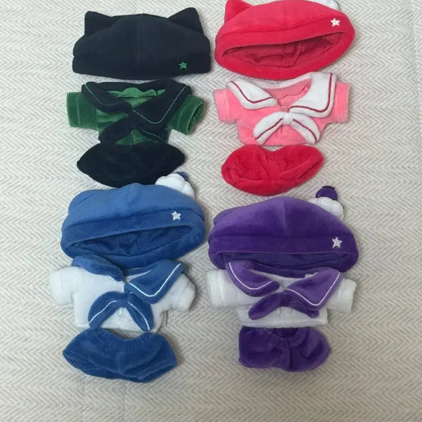 [BUNJANG] 10cm Sailor Outfit 4-Piece Bundle Set / 10cm 별사탕세일러 4종 일괄판매합니다