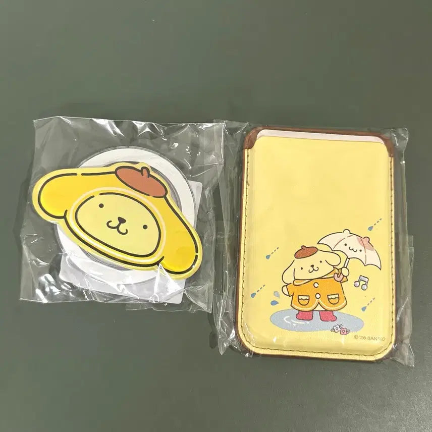 [BUNJANG] Make P:rem x Pompompurin Card Holder &amp; Smart Tok Set / 메이크프렘 폼폼푸린 카드지갑+스마트톡