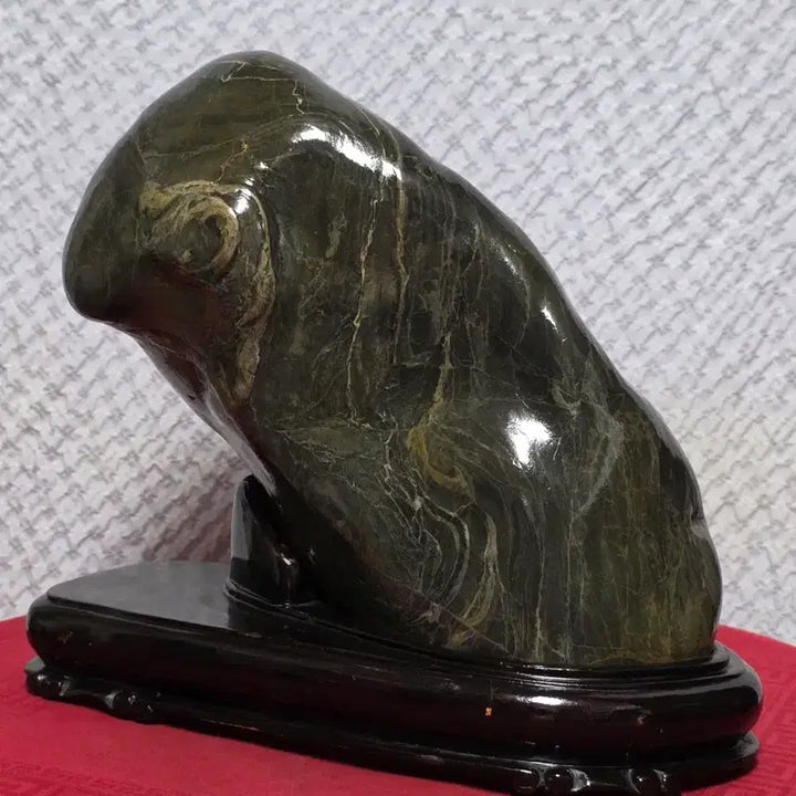 [BUNJANG] Namhangang River Chocolate Obsidian Eagle Stone / 남한강 / 초코 미석 / 큰 독수리