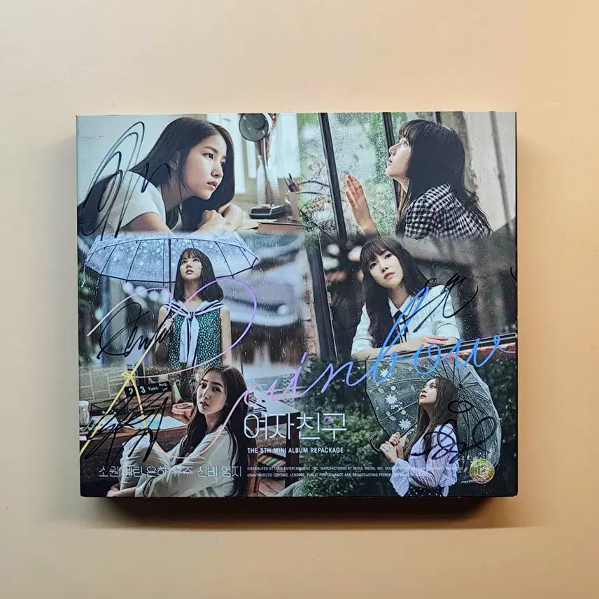 [BUNJANG] GFRIEND Signed Mini 5th Repackage Album RAINBOW / [친필사인] 여자친구(GFRIEND) 미니 5집 리패키지 RAINBOW 친필 사인 앨