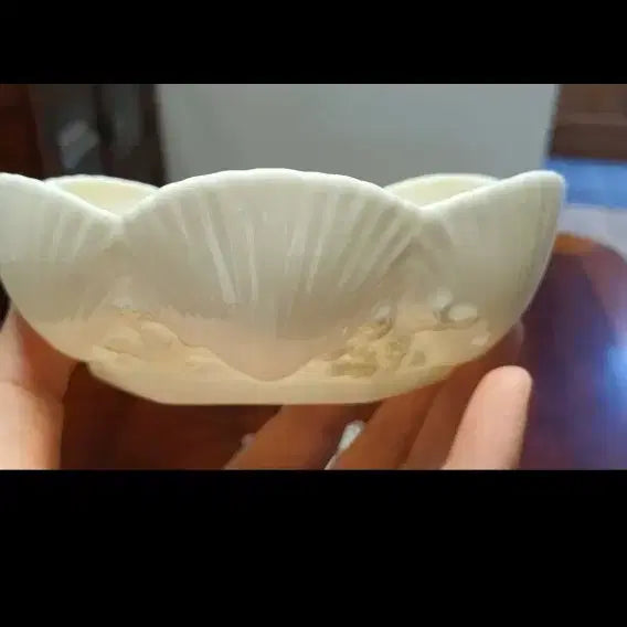 [BUNJANG] Vintage Island Belleek Shell Dish / 빈티지 아일랜드 벨릭 조개접시