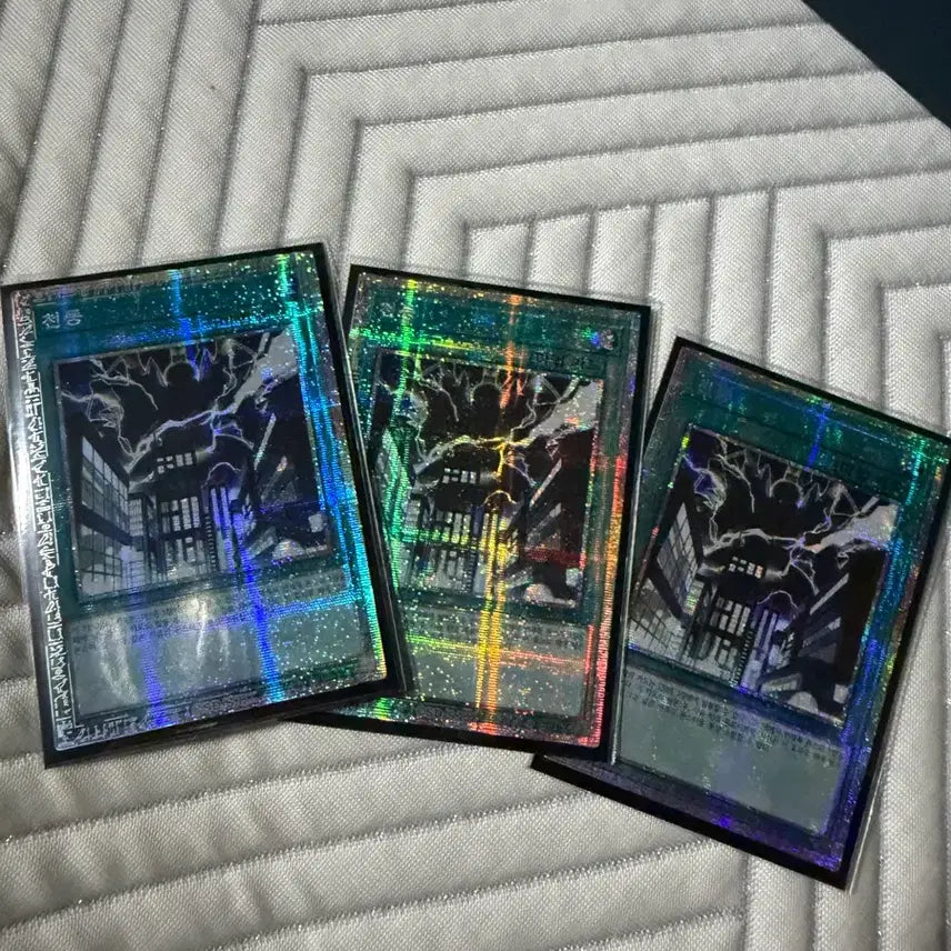[BUNJANG] Yu-Gi-Oh! Thunder Pronounced Secret Rare Bundle Set (Demon God Deck) / [9/18까지 할인중] 유희왕 천둥 프시크 3장 일괄판매(환마 덱)