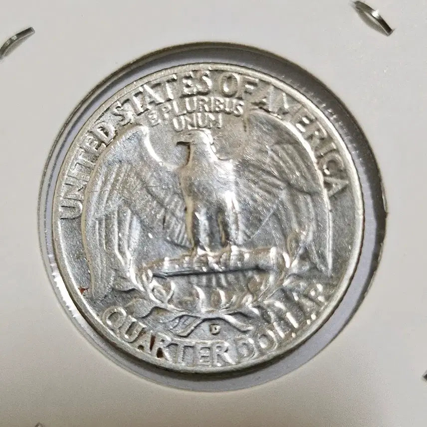 [BUNJANG] USA 1958 25 Cent Quarter Dollar Silver Coin / (은화)미국 1958년 25센트 쿼터 달러 (동전.외국주화)02