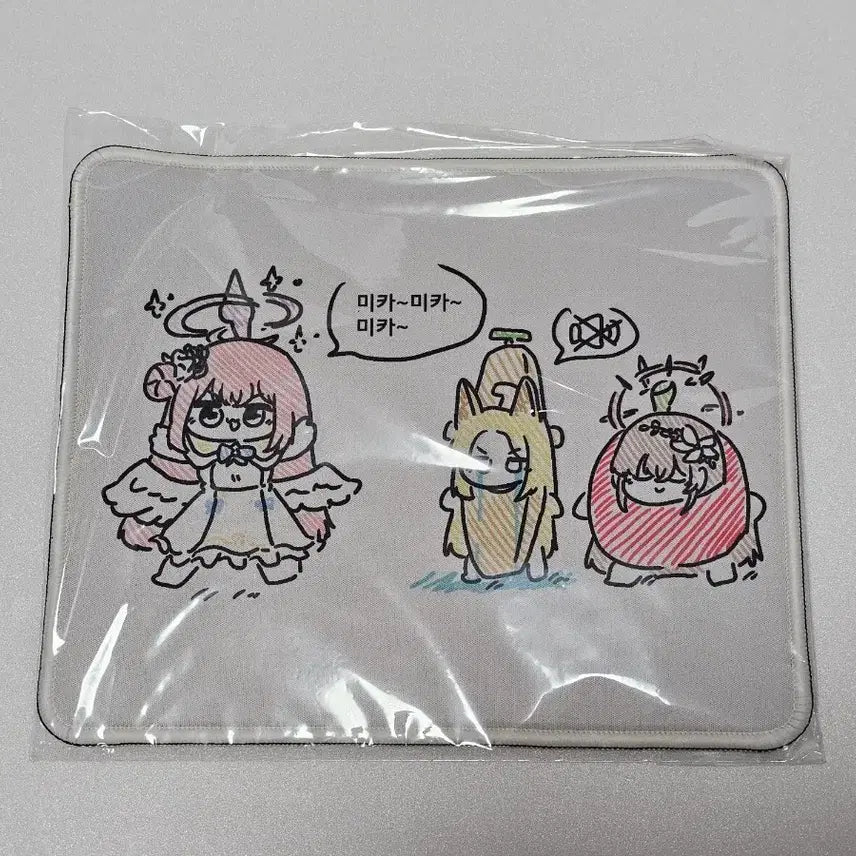 [BUNJANG] Blue Archive Rabbit &amp; Weasel Teatime Mousepad (Sealed) / 미개봉) 블루 아카이브 족제비와토끼 티파티 마우스패드
