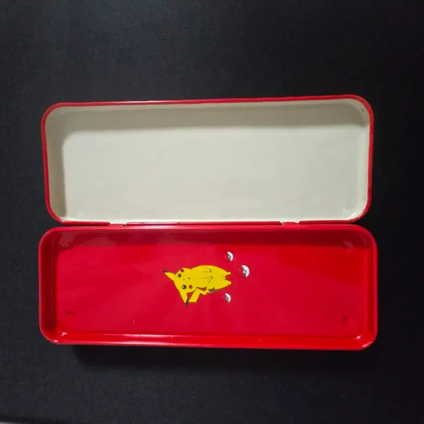 [BUNJANG] 1999 Pokemon Pikachu Tin Pencil Case / 1999년 빈티지 포켓몬스터 피카츄 철제 필통 태양 한국 TPK-1701